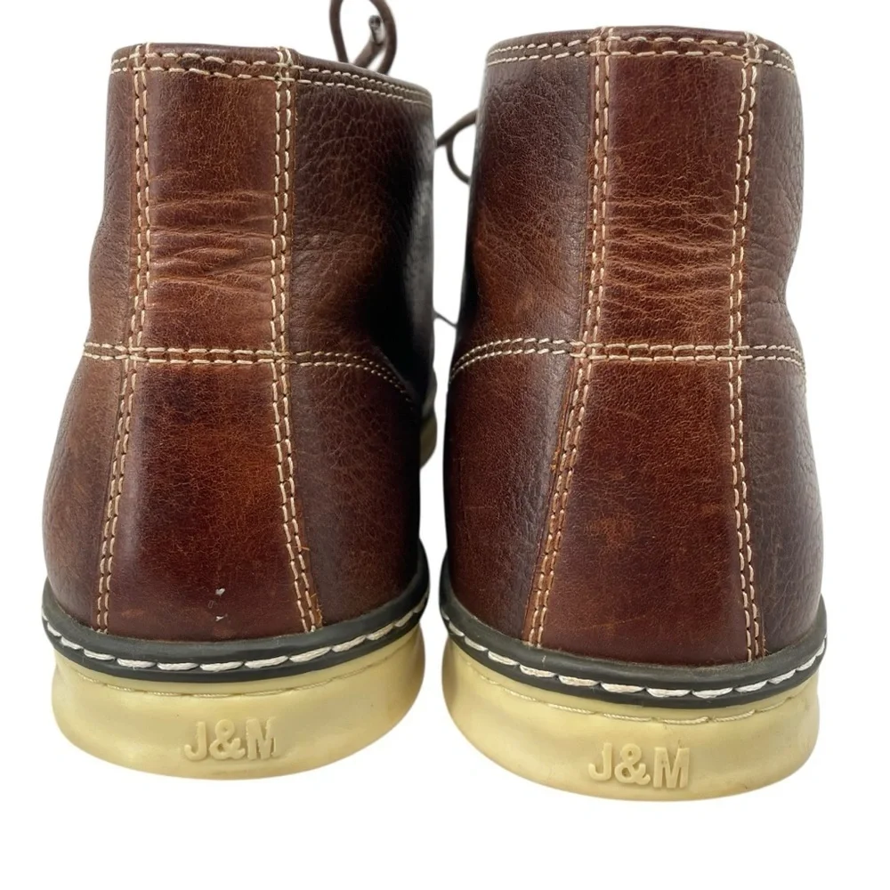 Johnston & Murphy McGuffey Chukka Leather Ankle Dress School Boots Shoes Boys 6